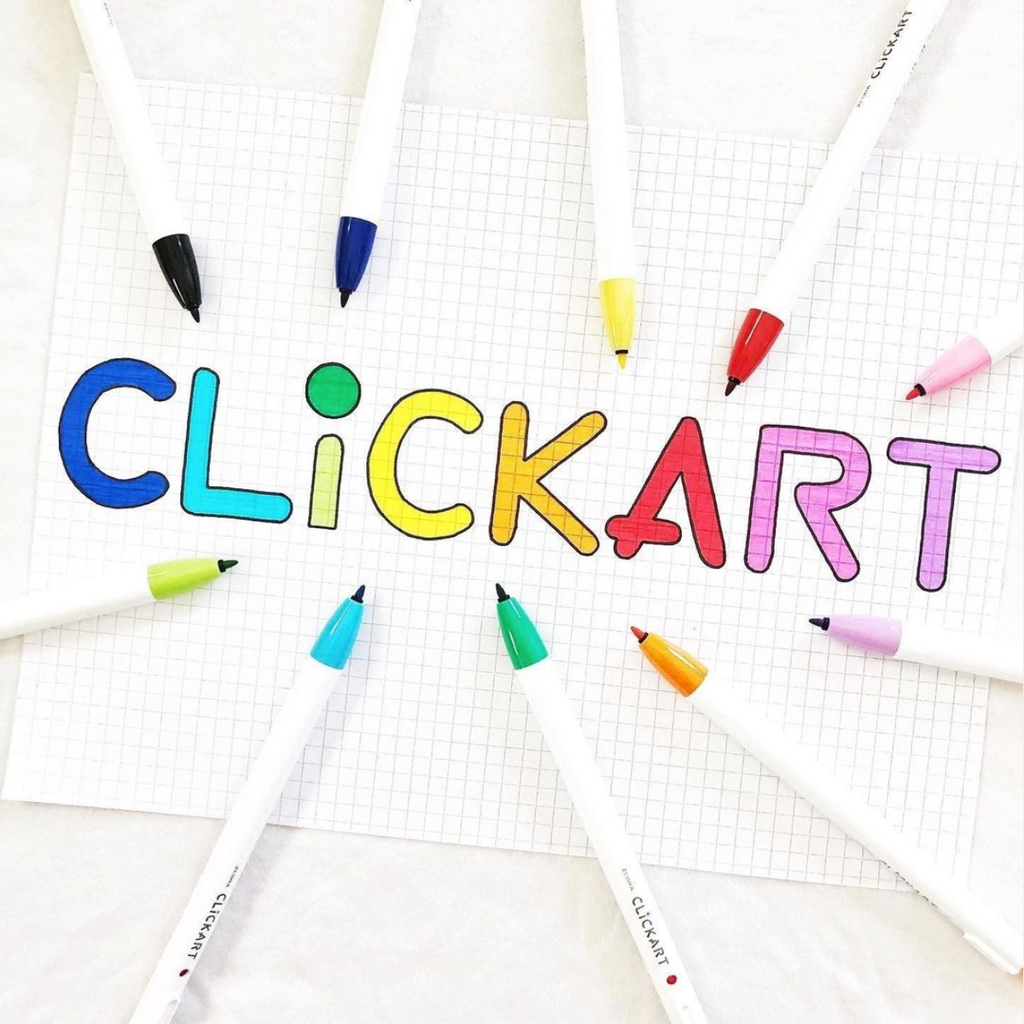 Zebra CLiCKART Retractable Marker Pen Set of 12- Dark Colors