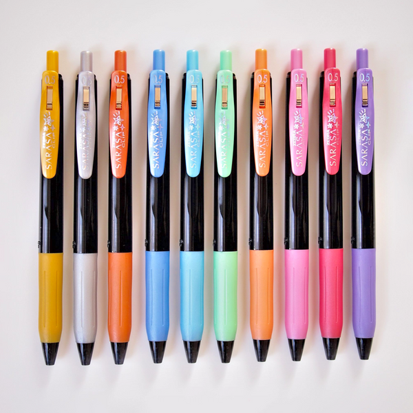 Zebra Sarasa Clip Gel Pen - Decoshine Color