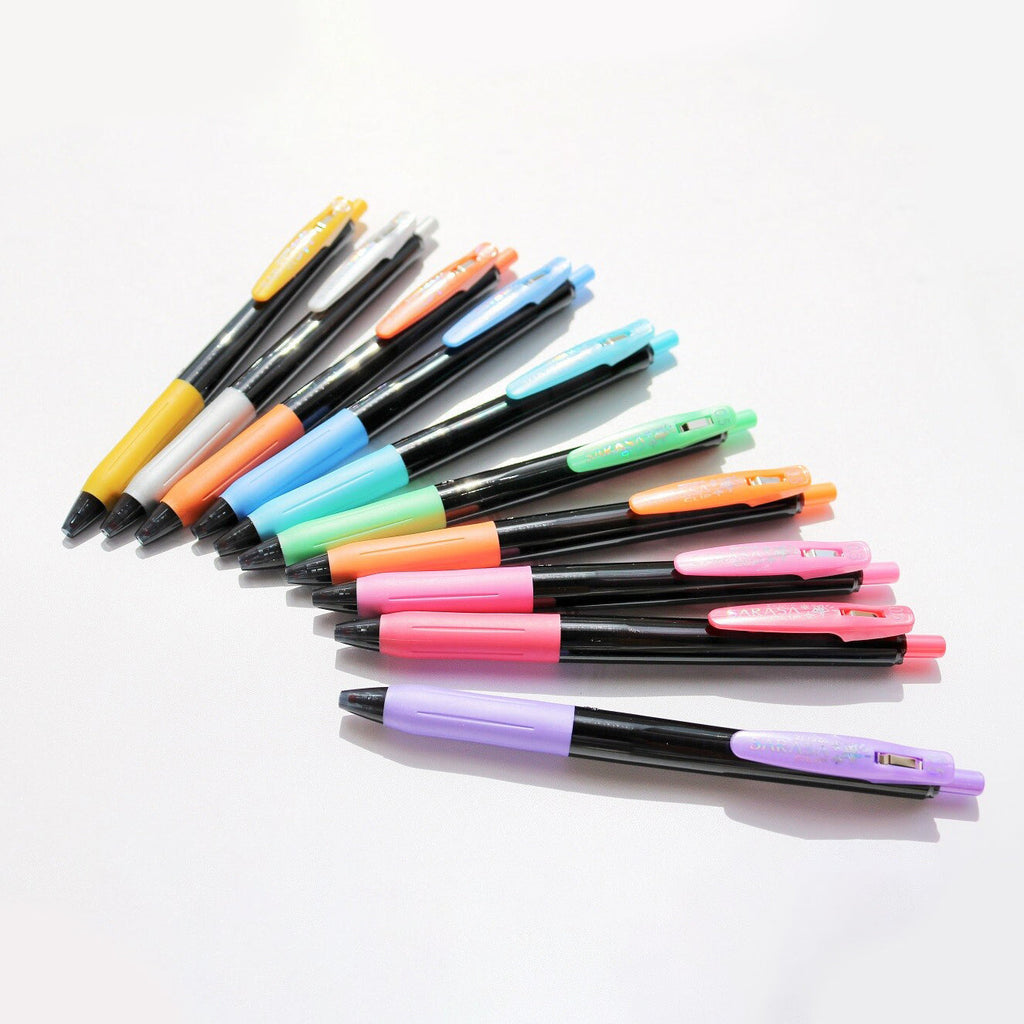 Wholesale Zebra Sarasa Decoshine Retractable Gel Pens