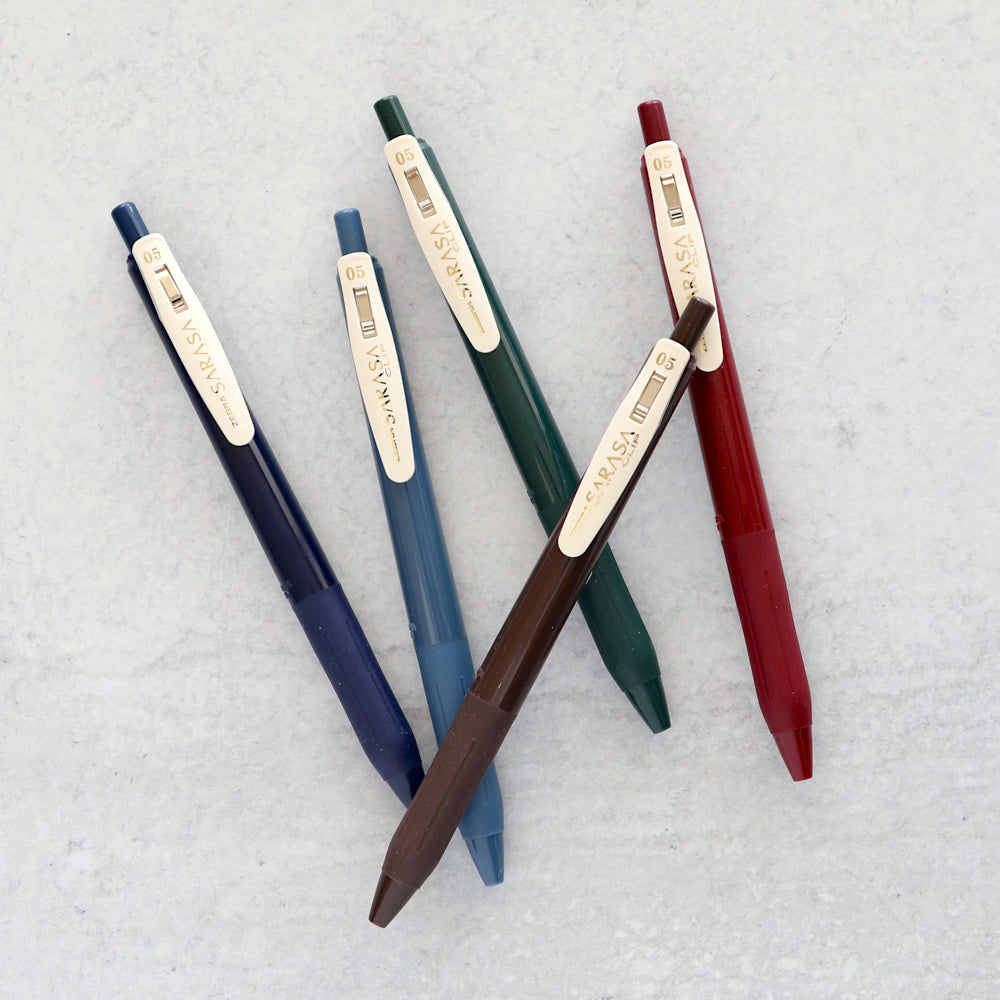 Sarasa Vintage Color Ink Pen Set #1