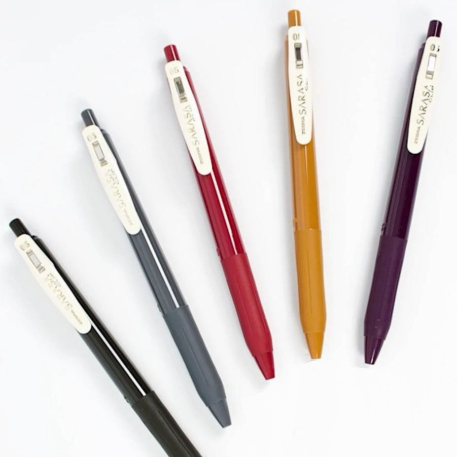 Zebra Sarasa Clip Color Gel Pen Set - Japanese Kawaii Pen Shop - Cutsy World